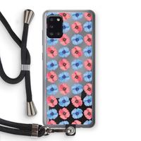 Klaproosjes: Samsung Galaxy A31 Transparant Hoesje met koord