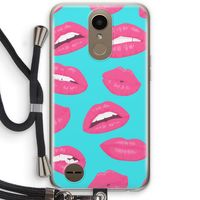 Bite my lip: LG K10 (2017) Transparant Hoesje met koord
