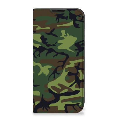 Samsung Galaxy Xcover 6 Pro | Hoesje met Magneet | Army Dark
