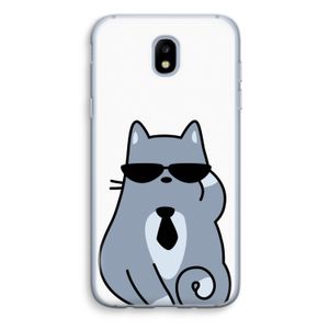 Cool cat: Samsung Galaxy J5 (2017) Transparant Hoesje