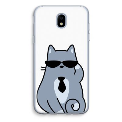 Cool cat: Samsung Galaxy J5 (2017) Transparant Hoesje