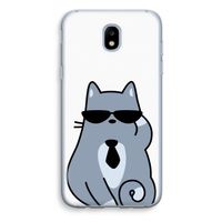 Cool cat: Samsung Galaxy J5 (2017) Transparant Hoesje