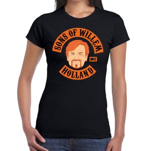 Zwart Sons of Willem t-shirt dames