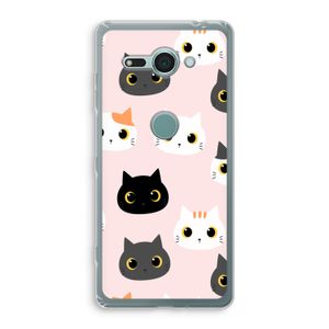 Katten: Sony Xperia XZ2 Compact Transparant Hoesje