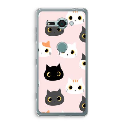 Katten: Sony Xperia XZ2 Compact Transparant Hoesje