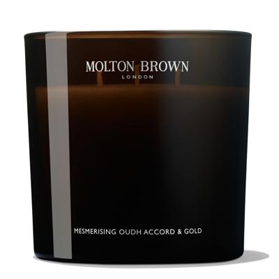 Molton Brown Geurkaars Home Fragrance Mesmerising Oudh Accord & Gold 3 Wick Scented Candle 600gr
