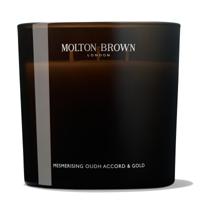 Molton Brown Geurkaars Home Fragrance Mesmerising Oudh Accord & Gold 3 Wick Scented Candle 600gr