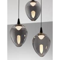 Lyora HanglampNali 3-lichts smoke glas - 9416973