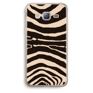 Arizona Zebra: Samsung Galaxy J3 (2016) Transparant Hoesje