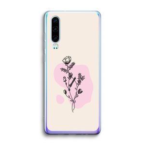 Roses are red: Huawei P30 Transparant Hoesje
