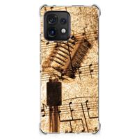 Motorola Edge 40 Pro Anti-shock Hoesje met foto Bladmuziek