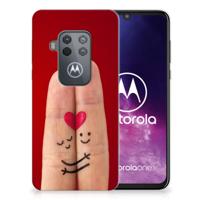 Motorola One Zoom | Sillicone Back Cover | Liefde - Origineel Romantisch Cadeau