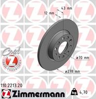 Remschijf Coat Z 110221320