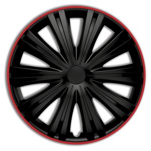 Wieldoppenset Giga R 15-inch zwart/rood PP5045BR