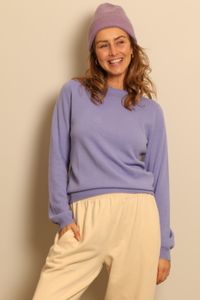 People's Republic of Cashmere People's Republic of Cashmere - Trui - Womens Roundneck Le Lac - Paars