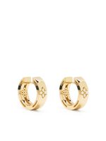 Roberto Coin boucles d'oreilles Love in Verona en or 18ct serties de diamants - Jaune - thumbnail