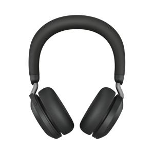 Jabra Evolve2 75 Over Ear headset Telefoon Kabel Zwart Indicator voor batterijstatus, Microfoon uitschakelbaar (mute)