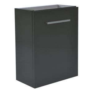 Xellanz Zenti losse fonteinkast 40x22x50 cm grijs hoogglans