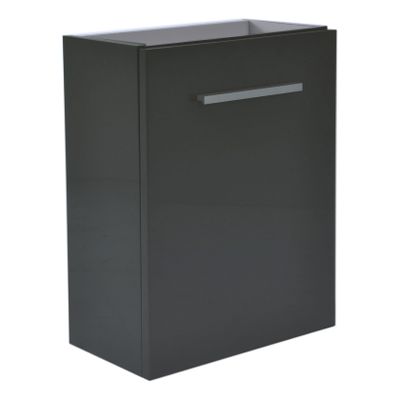 Xellanz Zenti losse fonteinkast 40x22x50 cm grijs hoogglans