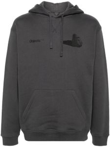 OBJECTS IV LIFE hoodie en coton à logo imprimé - Gris