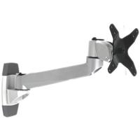 SpeaKa Professional SP-1624848 Swivel Monitor-wandbeugel 1-voudig 25,4 cm (10) - 76,2 cm (30) Zilver-zwart Kantelbaar, Zwenkbaar, Roteerbaar