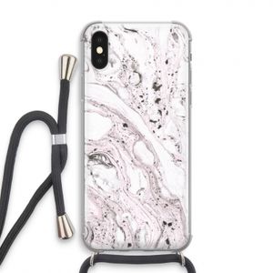 Mengelmoes: iPhone XS Transparant Hoesje met koord