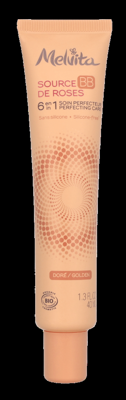 Melvita Source De Roses BB 6 in 1 Perfecting Care Cream Org. Dorée 40 ml