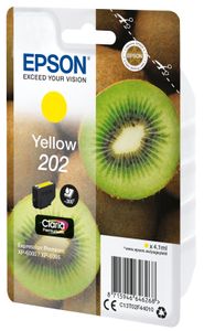 Epson inktcartridge 202, 300 pagina's, OEM C13T02F44010, geel