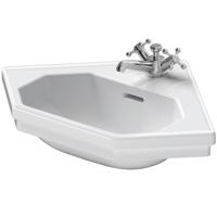 Duravit 1930 hoekfontein 60x45.5cm wit 0793420000