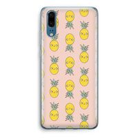 Ananas: Huawei P20 Transparant Hoesje