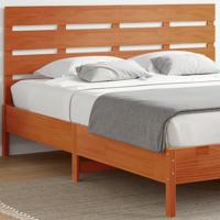 Hoofdbord 180 cm massief grenenhout wasbruin