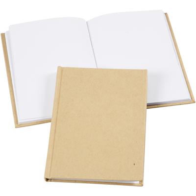 Creativ Company Notitieboek, a6, dikte 8 mm, 80 gr, bruin, 1 stuk