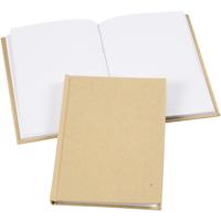 Creativ Company Notitieboek, a6, dikte 8 mm, 80 gr, bruin, 1 stuk