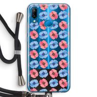 Klaproosjes: Huawei P20 Lite Transparant Hoesje met koord