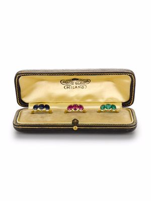 Pragnell Vintage lot de bagues Art Nouveau en or jaune 18ct ornées de pierres pre-owned