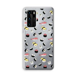 Sushi time: Huawei P40 Transparant Hoesje