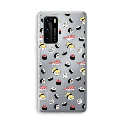 Sushi time: Huawei P40 Transparant Hoesje