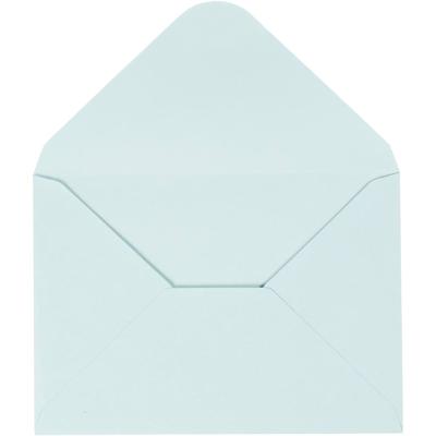 Creativ Company Enveloppen, afmeting envelop 11,5x16 cm, 110 gr, lichtblauw, 10 stuk/ 1 doos