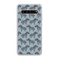 Zebra: Samsung Galaxy S10 5G Transparant Hoesje