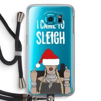 Came To Sleigh: Samsung Galaxy S6 Transparant Hoesje met koord