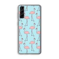 Anything Flamingoes: Samsung Galaxy S21 Plus Transparant Hoesje
