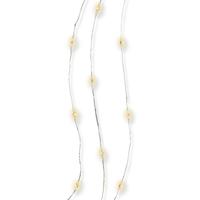 Lumineo Draadverlichting - micro - 60 lampjes - LED - warm wit - 295 cm - kerstverlichting