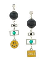 Amir Slama boucles d'oreilles pendantes - Noir - thumbnail