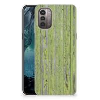 Nokia G21 | G11 | Bumper Hoesje | Green Wood