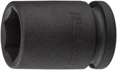 HAZET Krachtdopsleutel 880S-15 · 3/8 inch (10 mm) vierkant hol · Buiten-zeskant-tractieprofiel · SW 15 mm