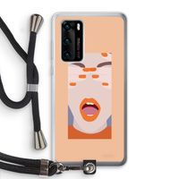 Surprise: Huawei P40 Transparant Hoesje met koord