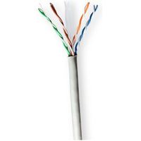 Netwerk Kabel Rol | CAT6 | Stranded | U/UTP | CCA | 100.0 m | Binnenshuis | Rond | PVC | Grijs | Gif - thumbnail