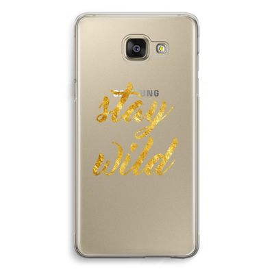Stay wild: Samsung Galaxy A5 (2016) Transparant Hoesje
