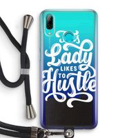 Hustle Lady: Huawei P Smart (2019) Transparant Hoesje met koord