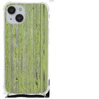iPhone 14 Plus Stevig Telefoonhoesje Green Wood